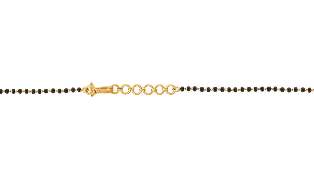 Elegant Diamond and Gold Mangalsutra,,hi-res image number null