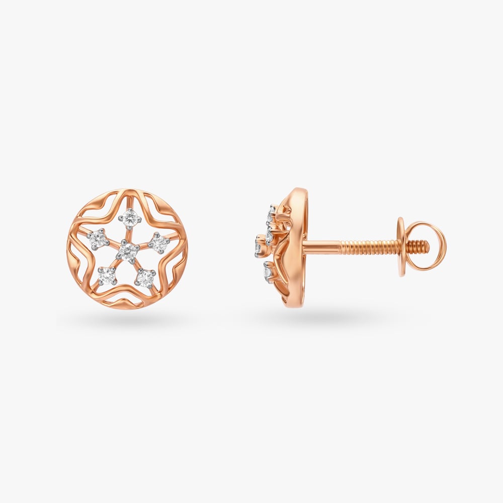 Everyday Charm Diamond Stud Earrings,,hi-res image number null