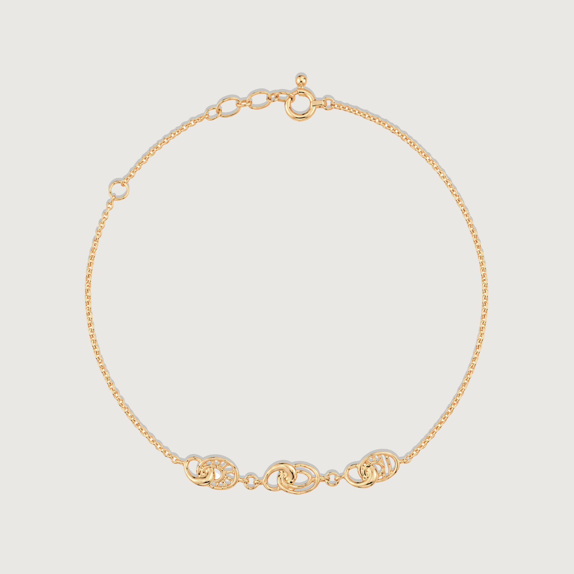 Interwoven Harmony Gold Bracelet,,hi-res image number null