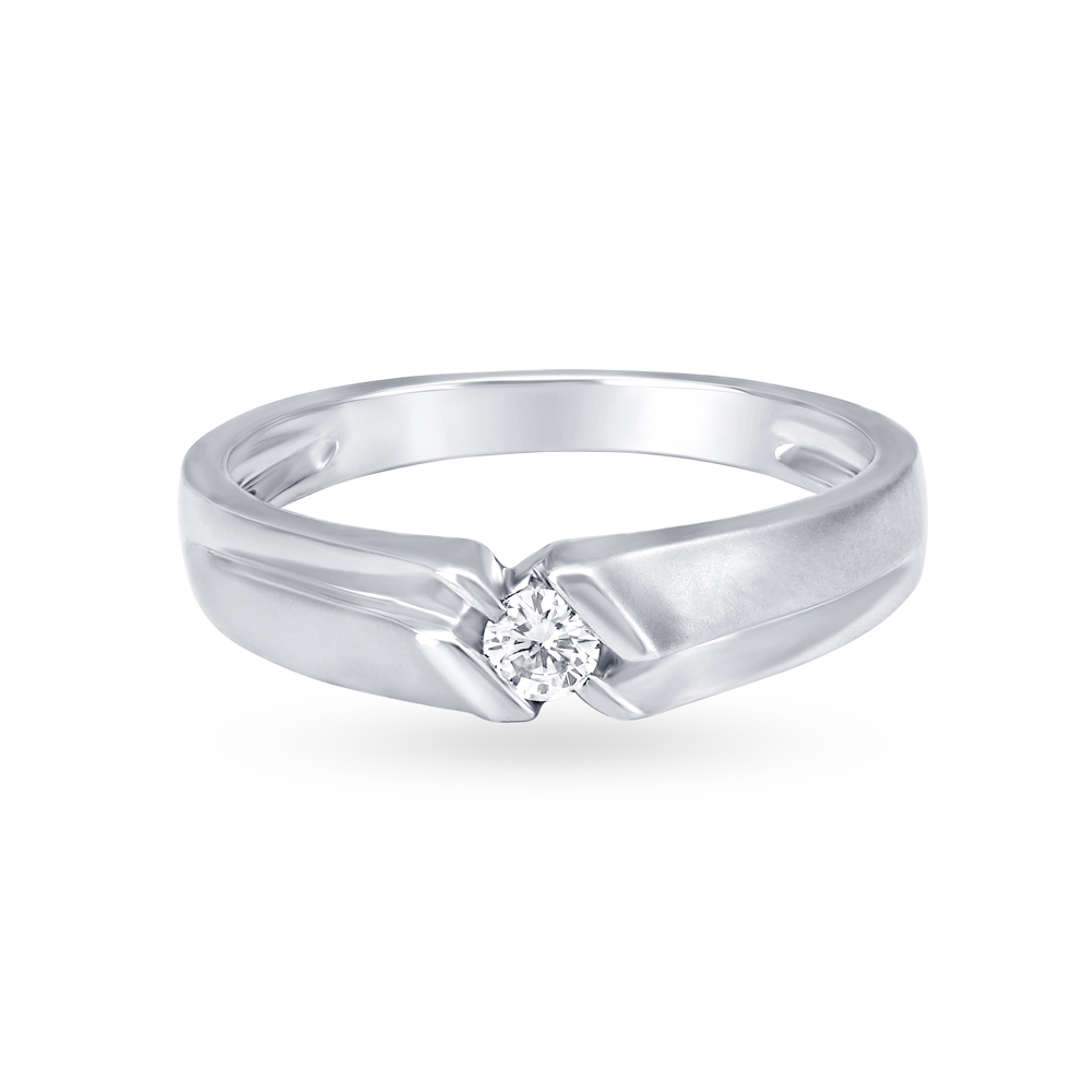 Captivating White Platinum and Diamond Finger Ring,,hi-res image number null