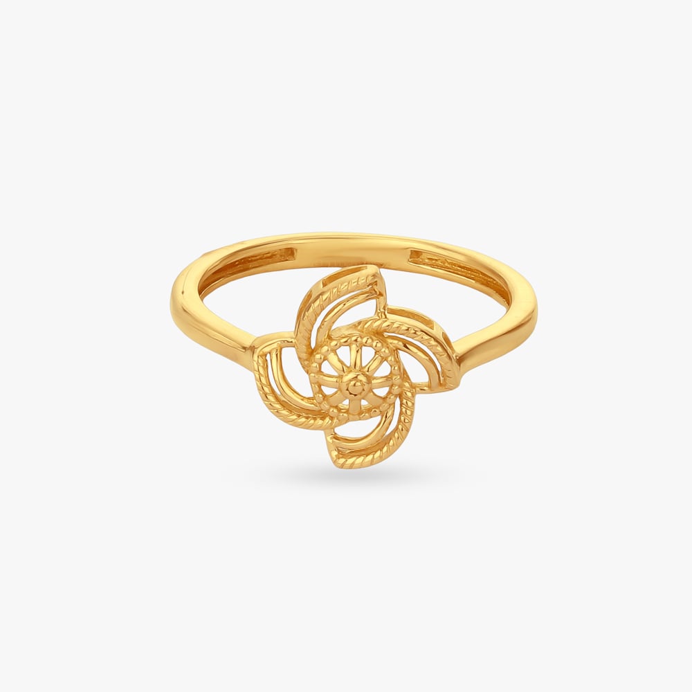 Pinwheel Grace Gold Ring,,hi-res image number null