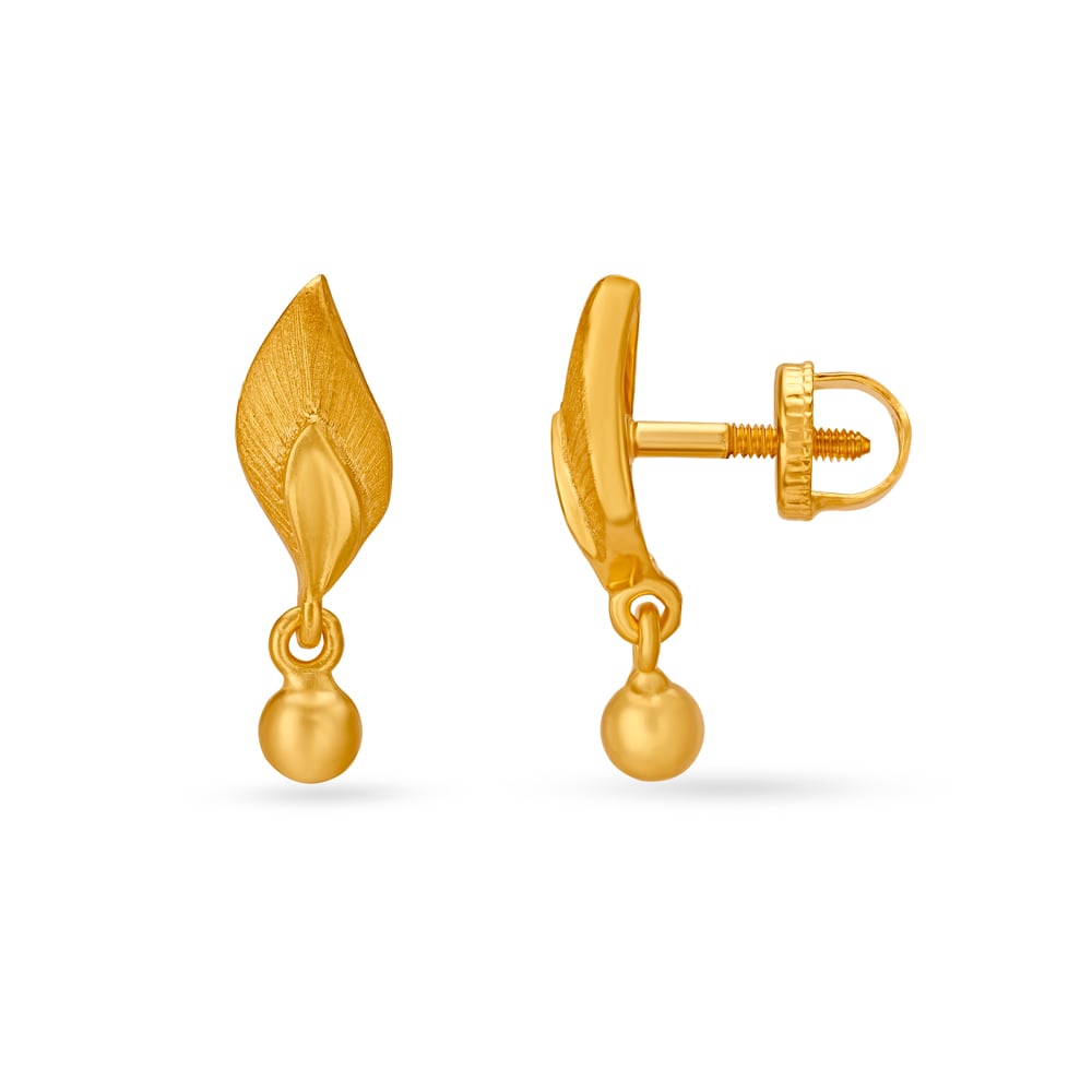 Elaborate Gold Drop Earrings,,hi-res image number null