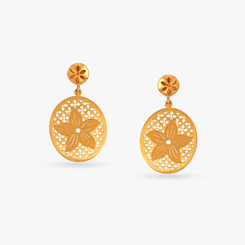 Flower Power Drop Earrings,,hi-res image number null