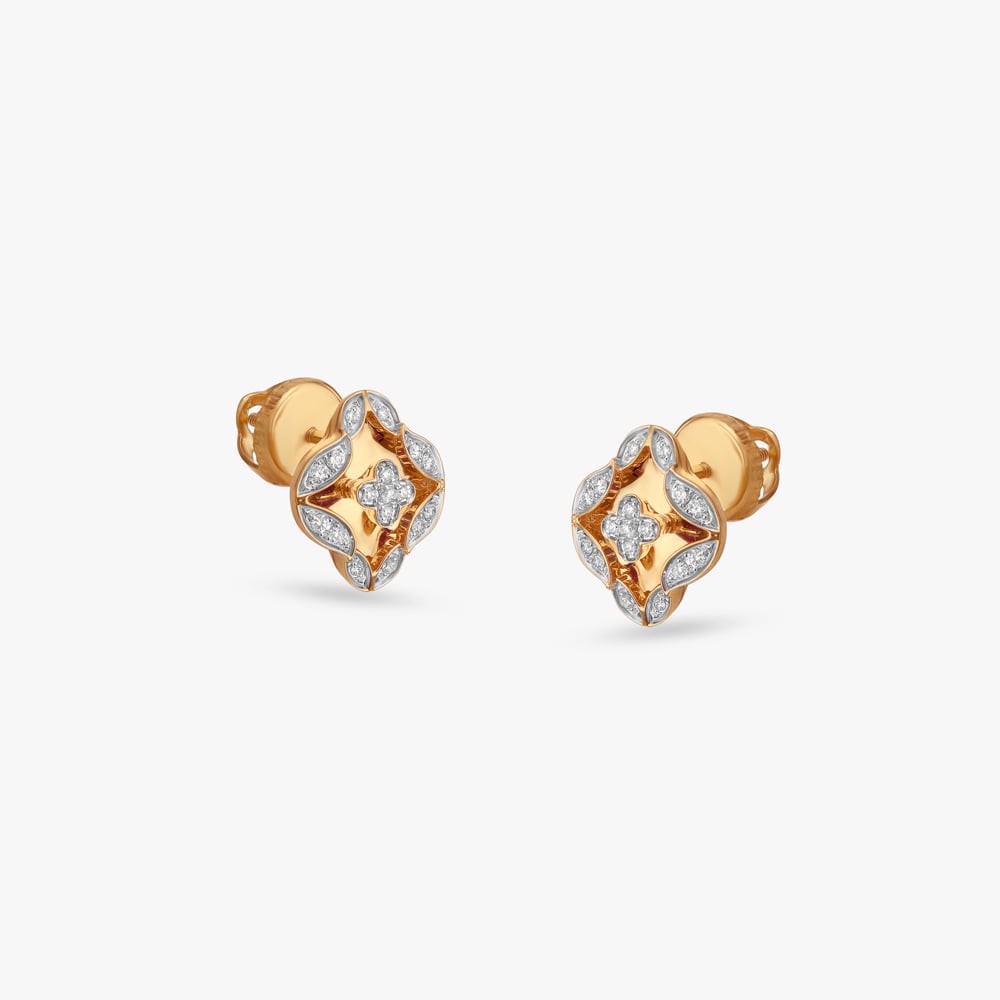 Iris Glow Diamond Stud Earrings,,hi-res image number null