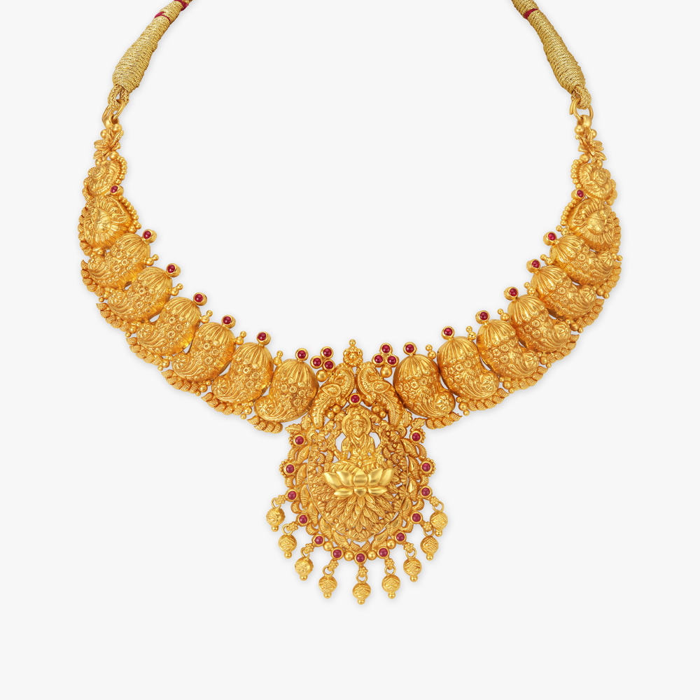 Regal Goddess Gold Necklace,,hi-res image number null
