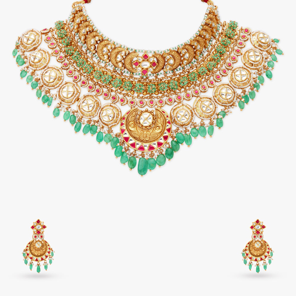 Opulent Choker Necklace Set,,hi-res image number null