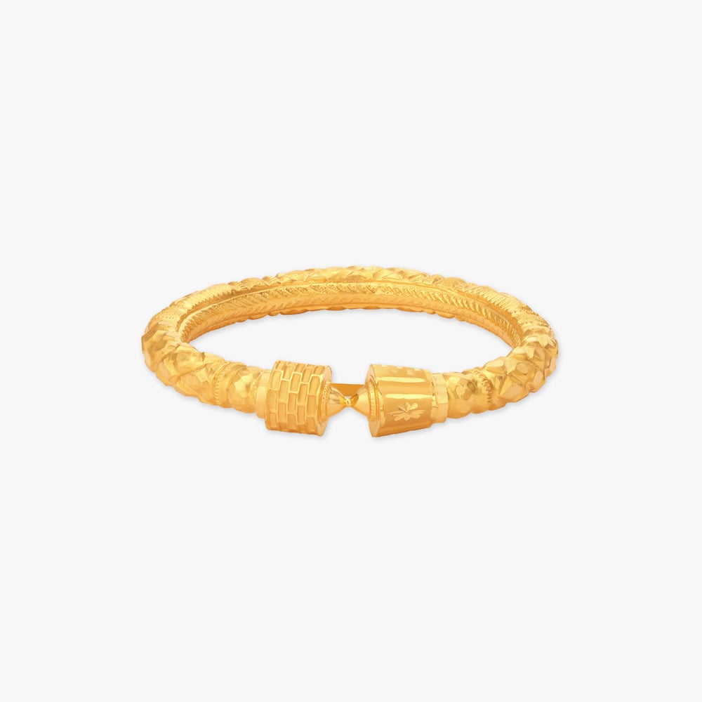 Sondesh Naksha Gala Bala Gold Bangles,,hi-res image number null