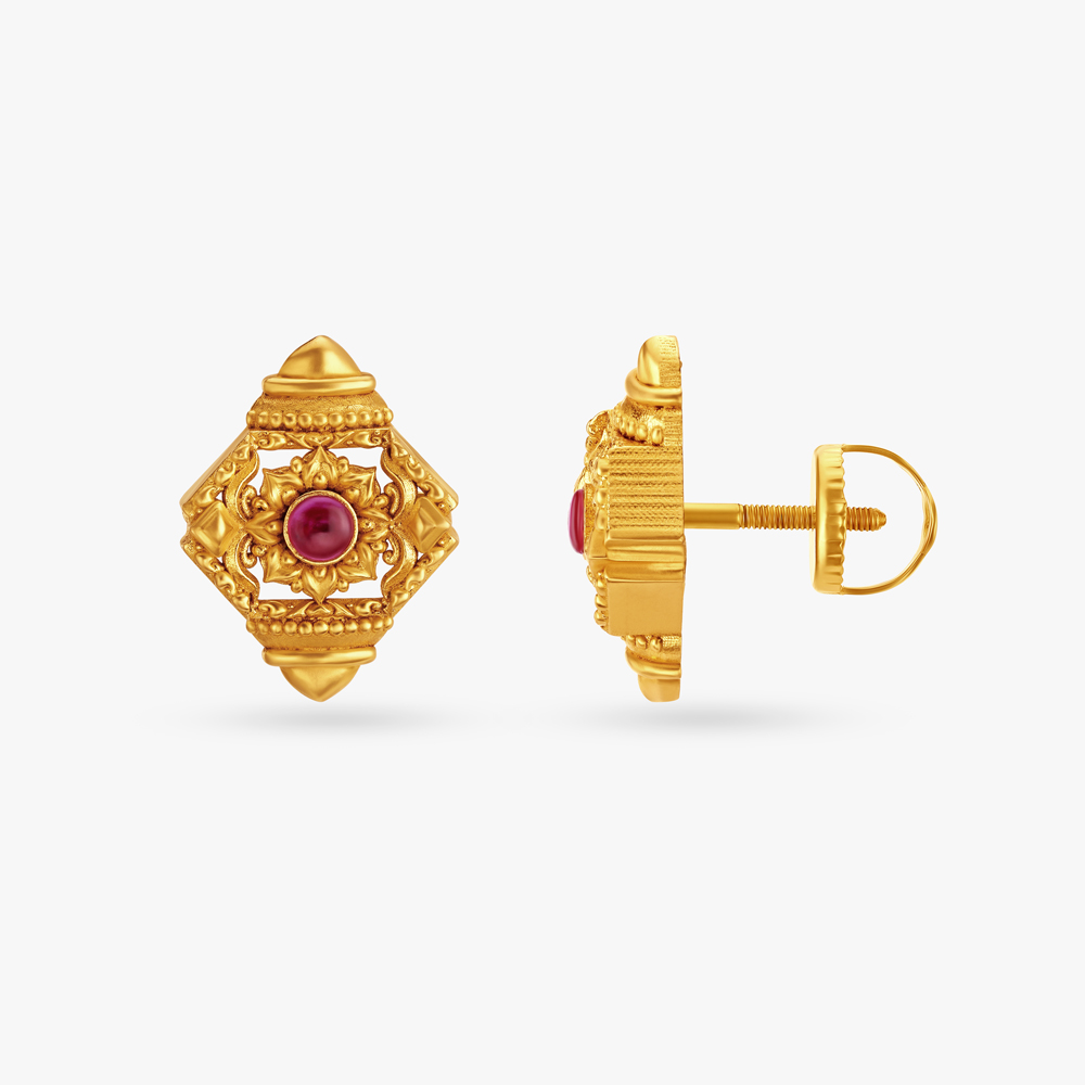 Ramappa's Architectural Elegance Earrings,,hi-res image number null