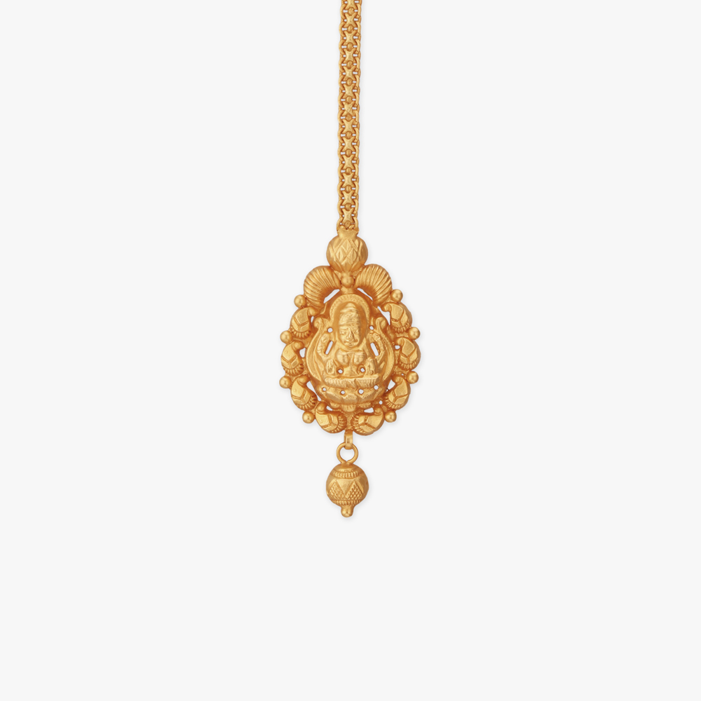 Heritage Goddess Gold Maang Tikka,,hi-res image number null