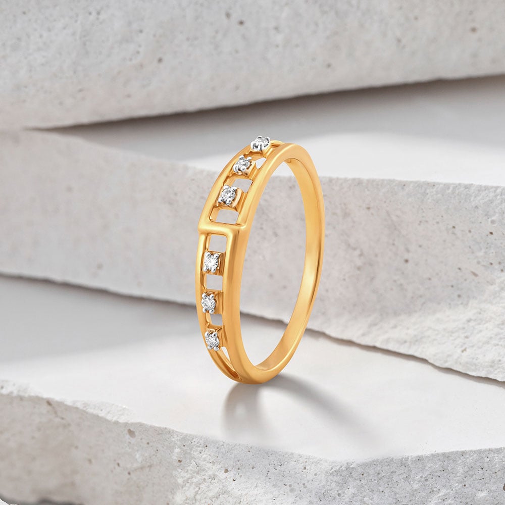 Latest finger ring design sales for ladies in gold