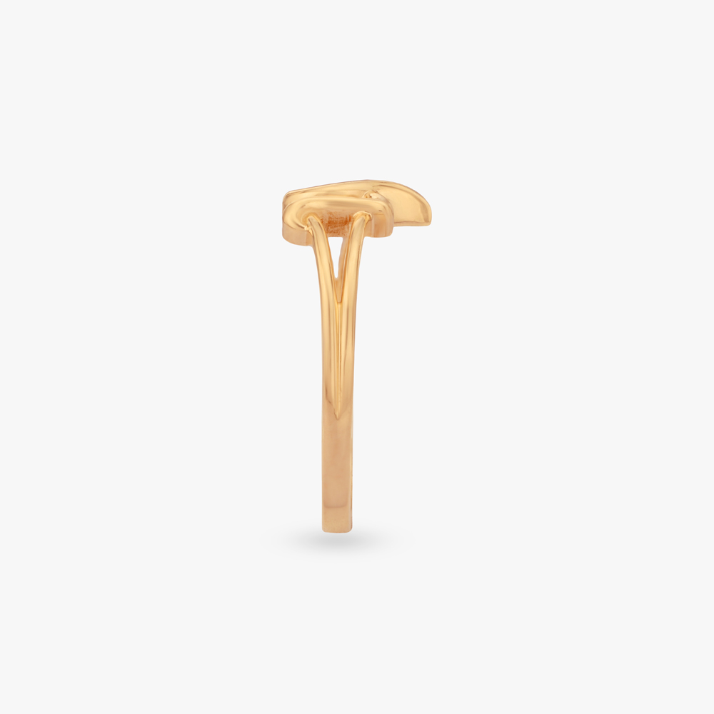 Abstract Twist Gold Ring,,hi-res image number null