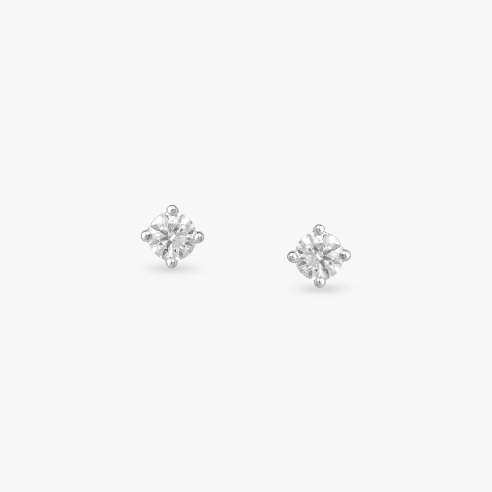 Celeste Solitaire Stud Earrings,,hi-res image number null