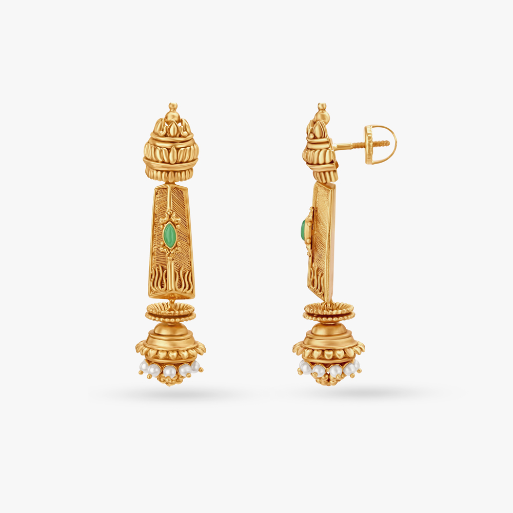 Textured Darasuram Necklace Set,,hi-res image number null