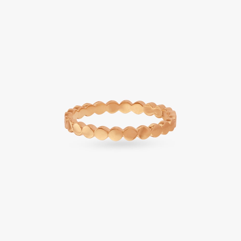 Modern Bead Gold Ring,,hi-res image number null