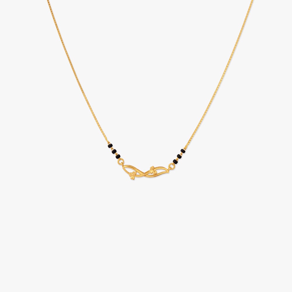 Floral Sway Gold Mangalsutra,,hi-res image number null