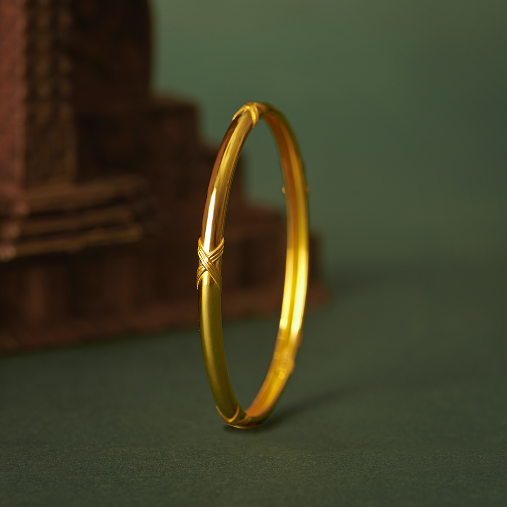 Sleek Gold Bangle,,hi-res image number null