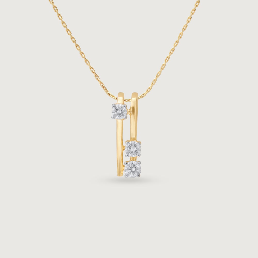 Chic Ladder Diamond Pendant,,hi-res image number null