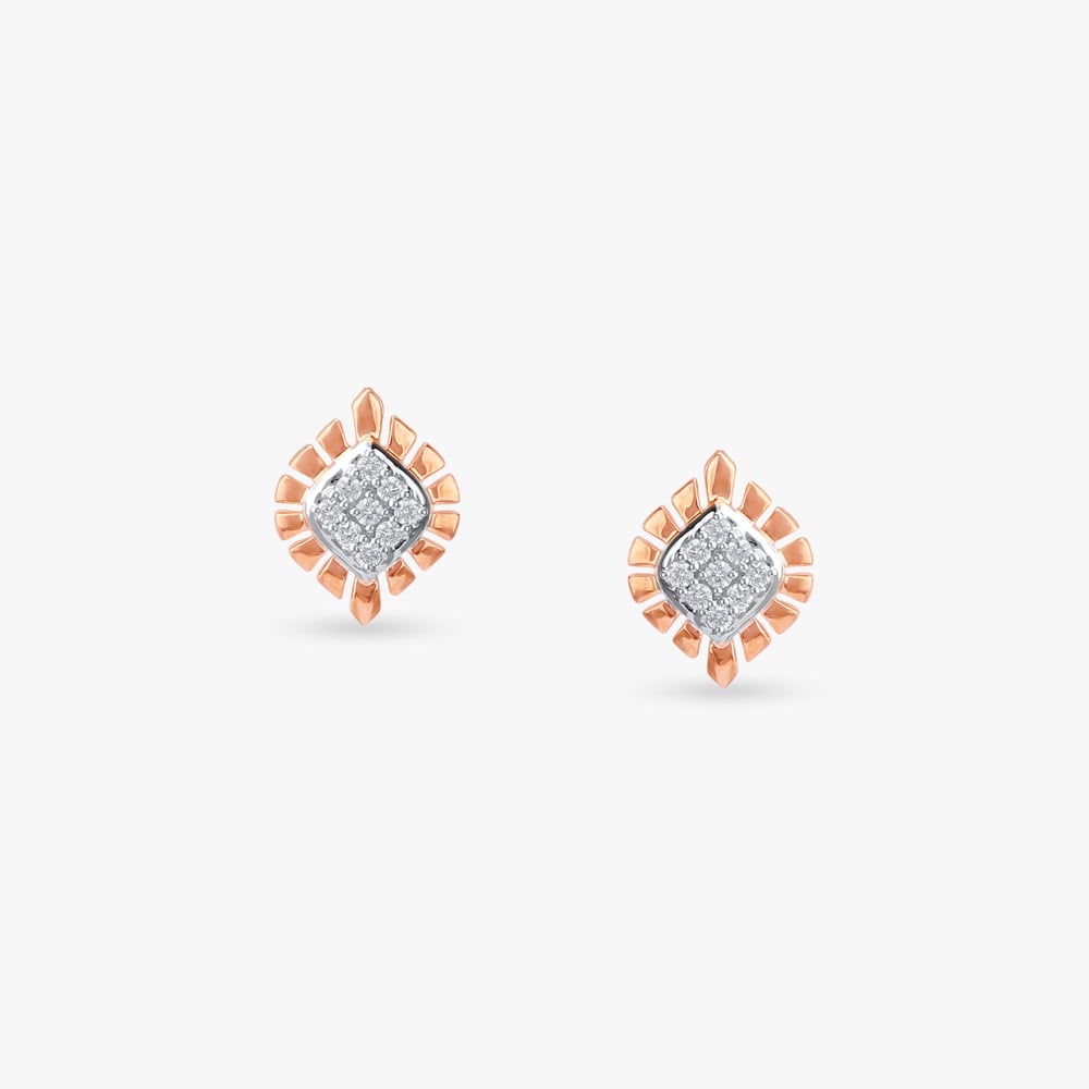 

Sunrise Spark Diamond Stud Earrings