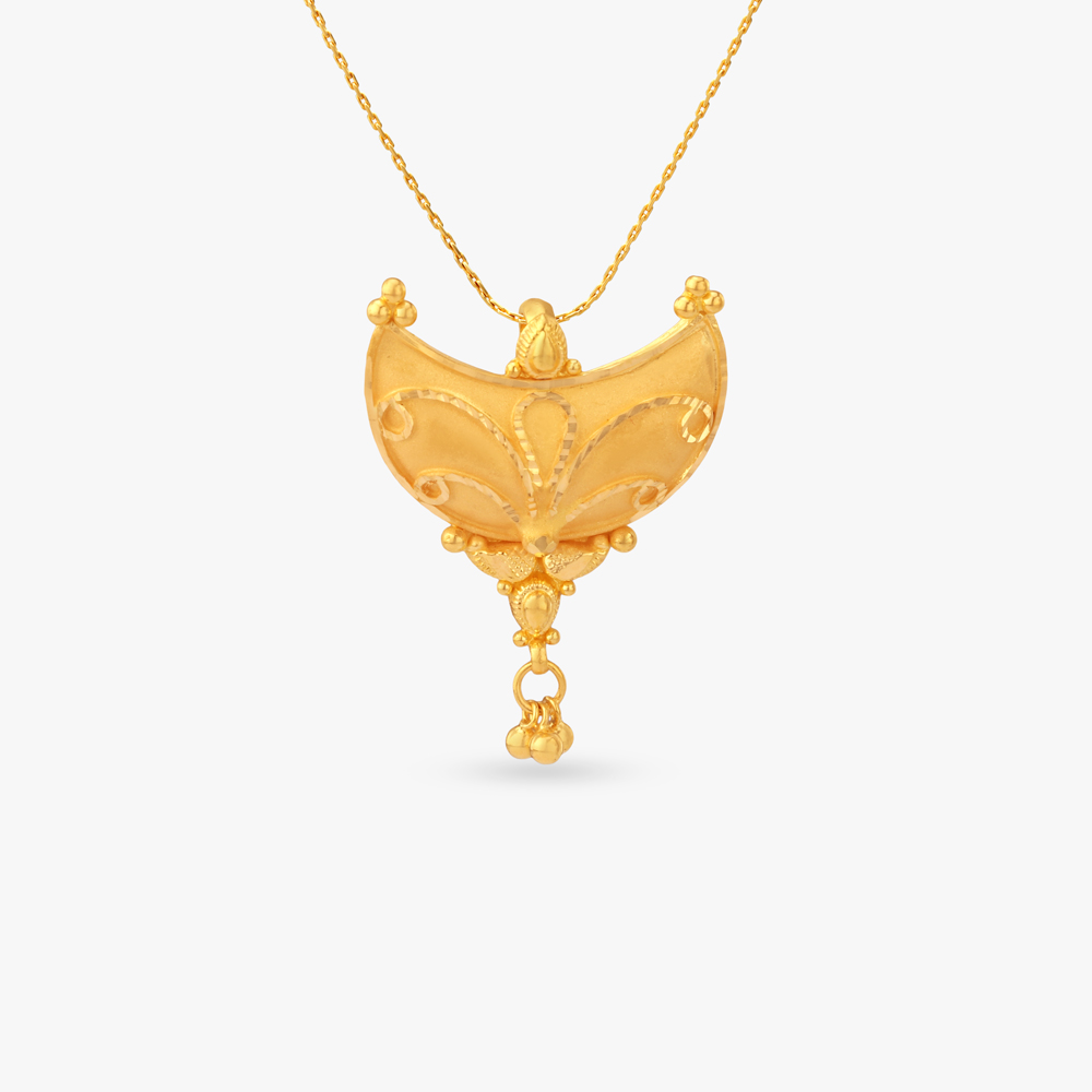 Arc Glow Gold Pendant,,hi-res image number null