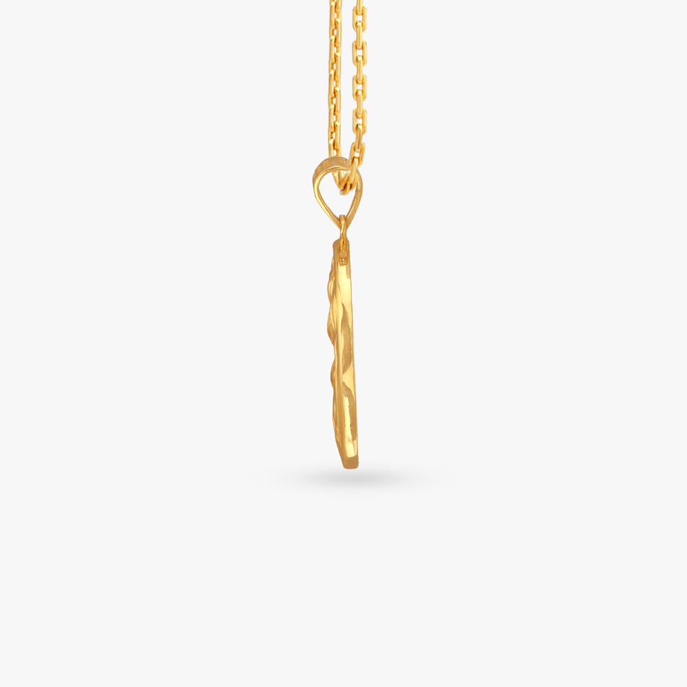 

Gemini Zodiac Gold Pendant