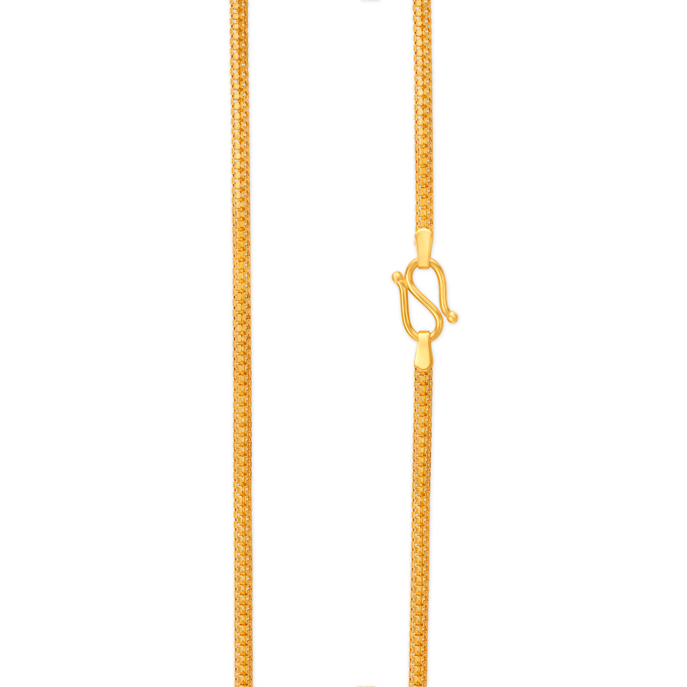 Subtle Double Box Gold Chain for Men,,hi-res image number null