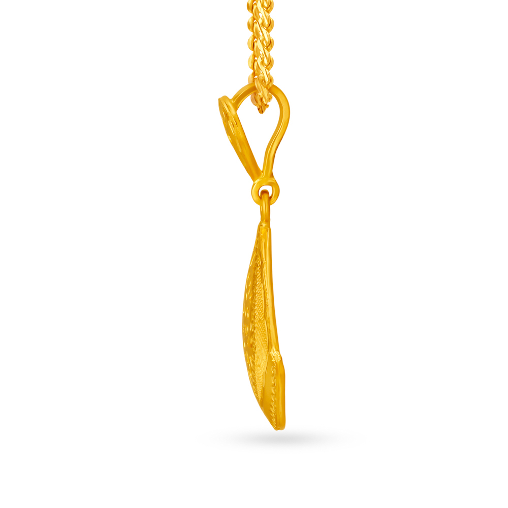 Classy Triangular Pendant and Earrings Set,,hi-res image number null