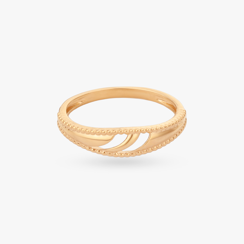Sculpted Frame Gold Ring,,hi-res image number null