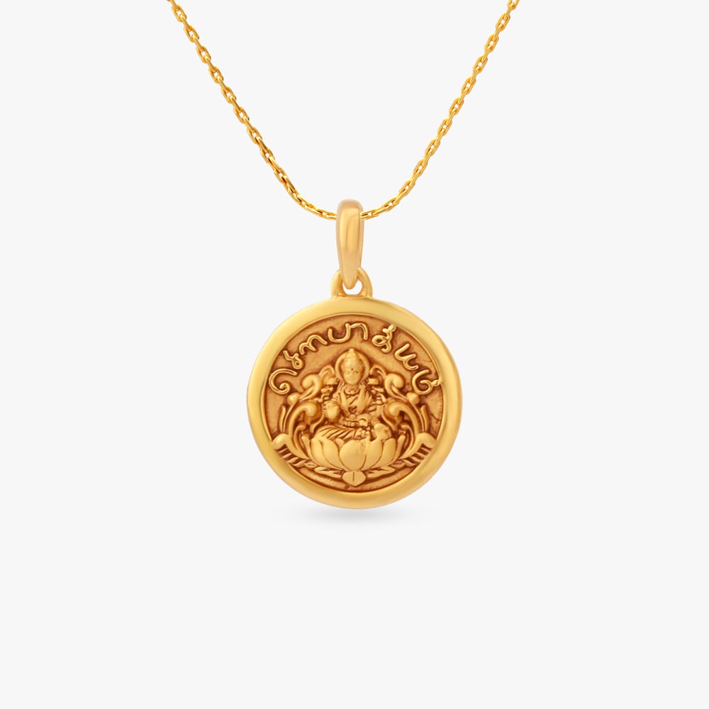 

Lakshmi Aura Gold Pendant