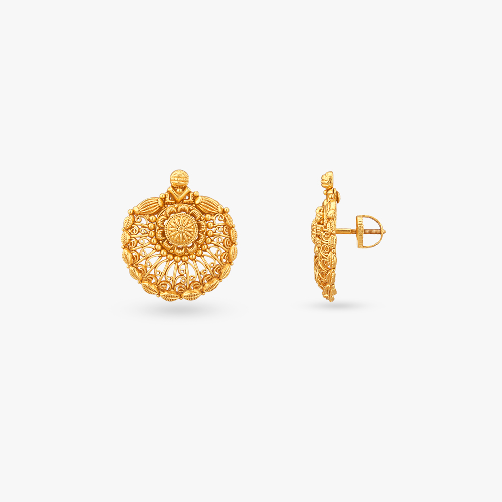 Versatile Radiance Gold Drop Earrings,,hi-res image number null