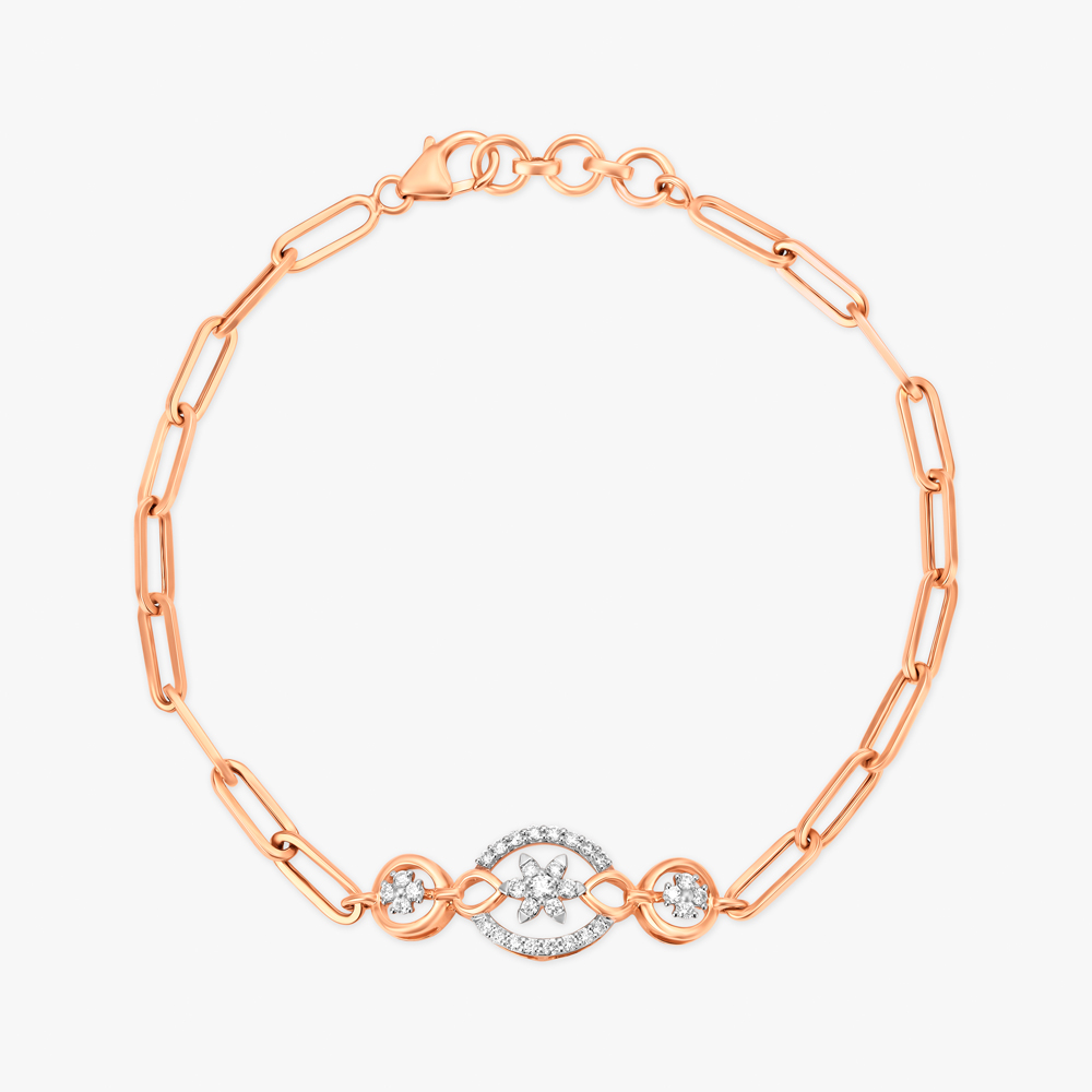 Radiant Flowers Diamond Bracelet,,hi-res image number null