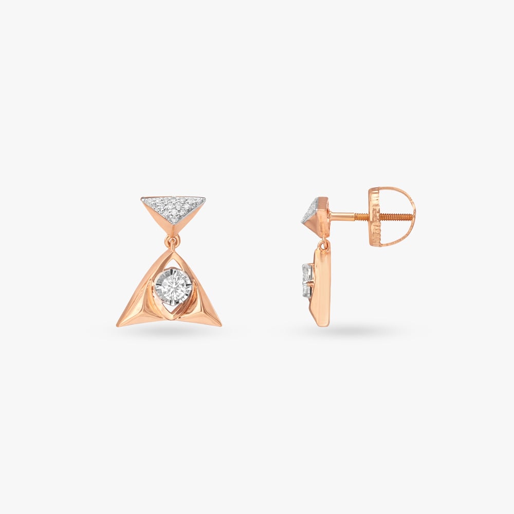 Triad Drift Diamond Drop Earrings,,hi-res image number null