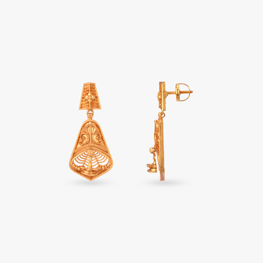 Symphony of Lamps Gold Necklace set,,hi-res image number null