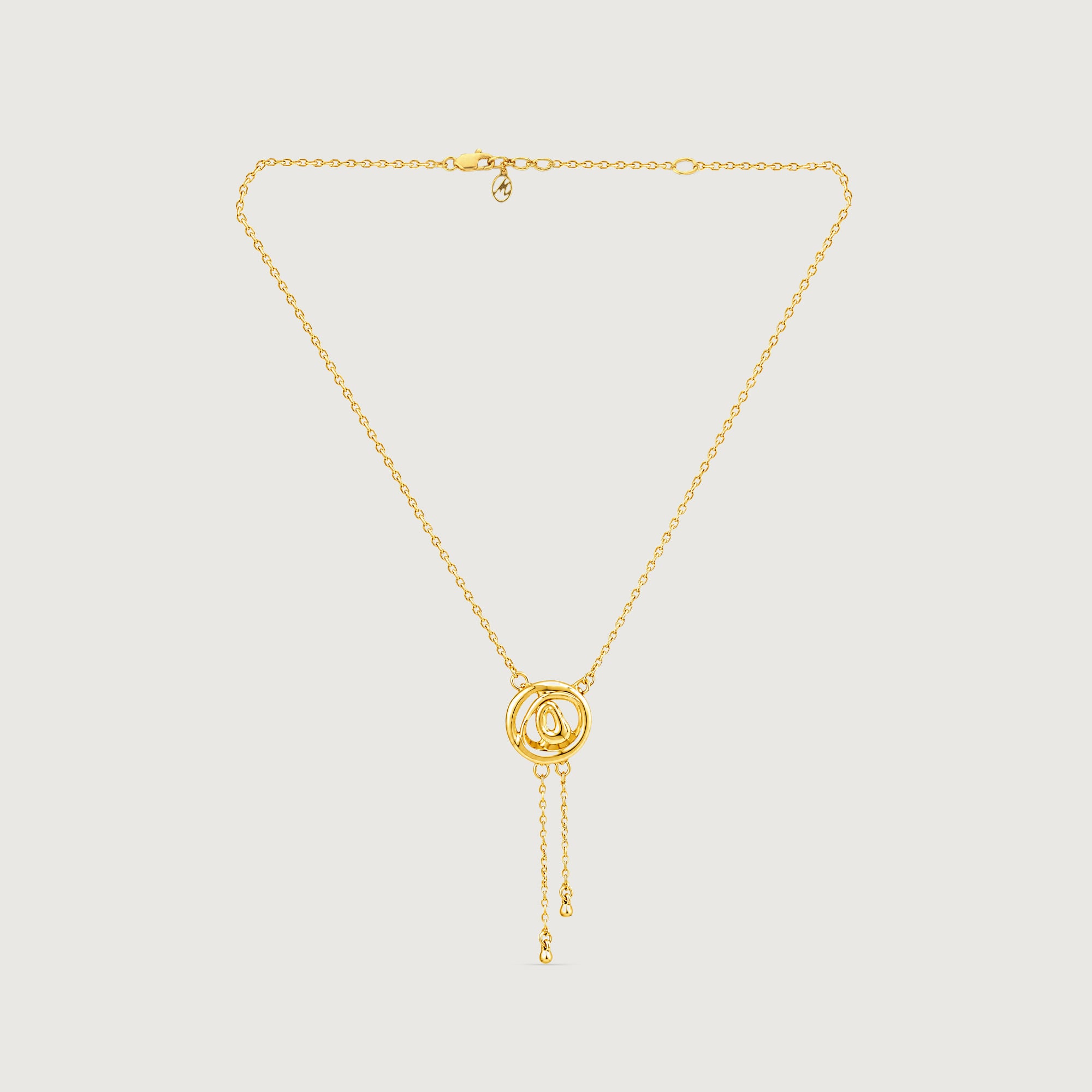 Fluid Orbit Gold Necklace,,hi-res image number null