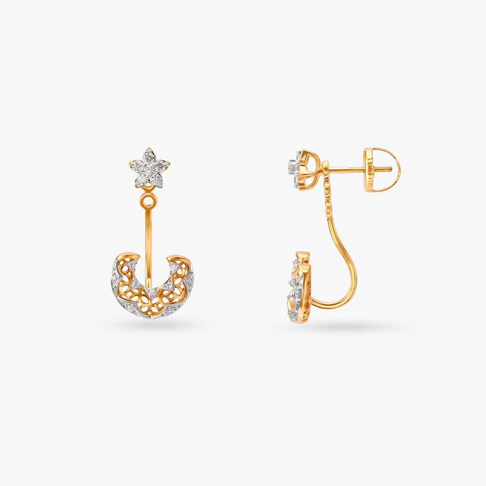 Royal Majesty Adjustable Diamond Stud Earrings,,hi-res image number null