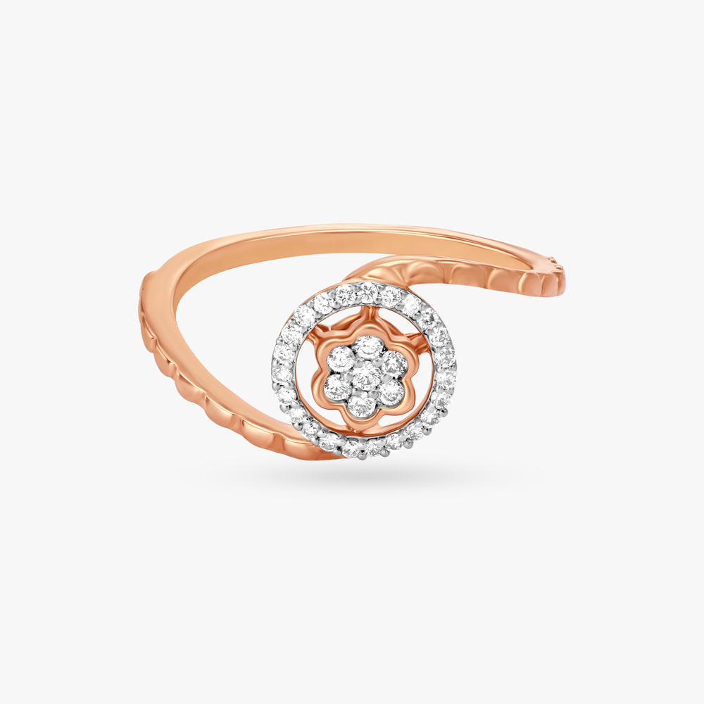 Radiant Circle Diamond Jewelry Set