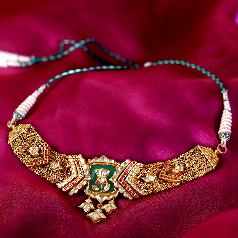 Regal Radiance Gold Necklace Set,,hi-res image number null