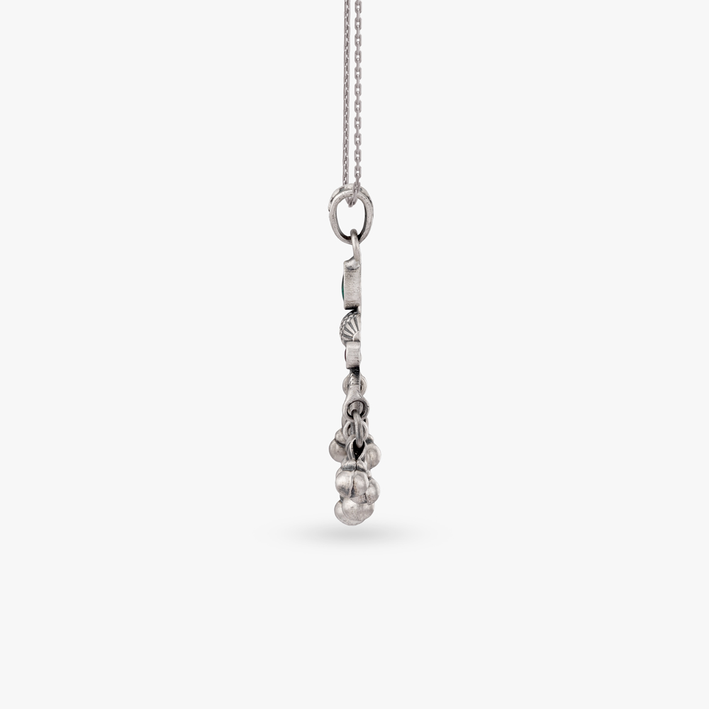 Melody Medallion Silver Pendant,,hi-res image number null