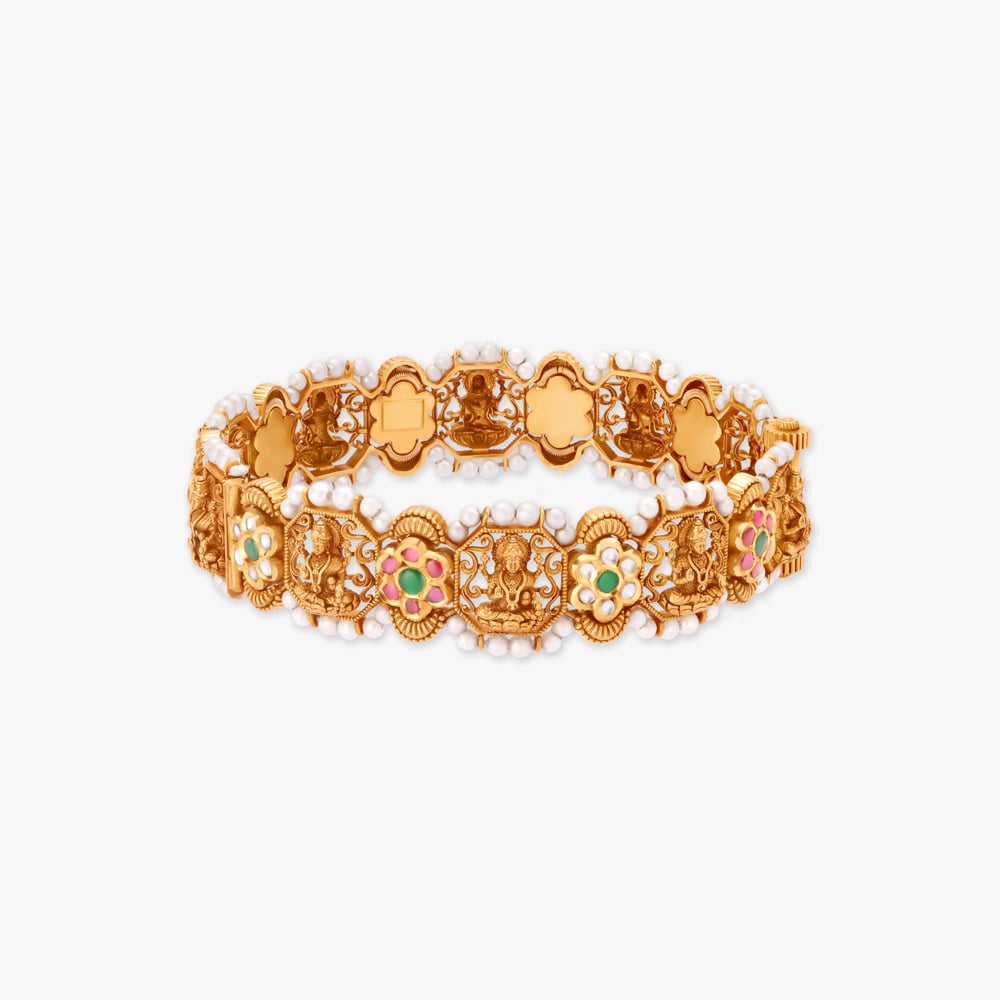 Pearl-Laced Divinity Gold Kadiyam,,hi-res image number null