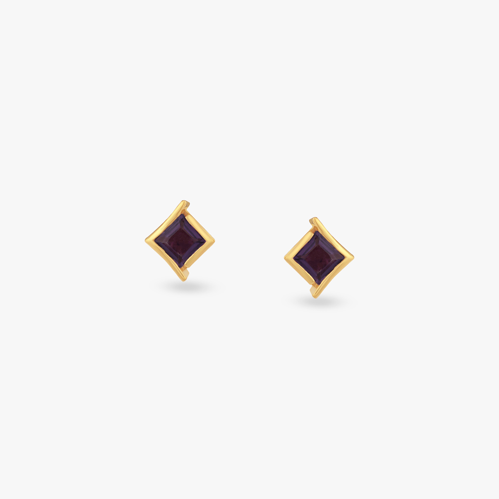 Orchid Edge Gold Pendant and Earrings Set,,hi-res image number null
