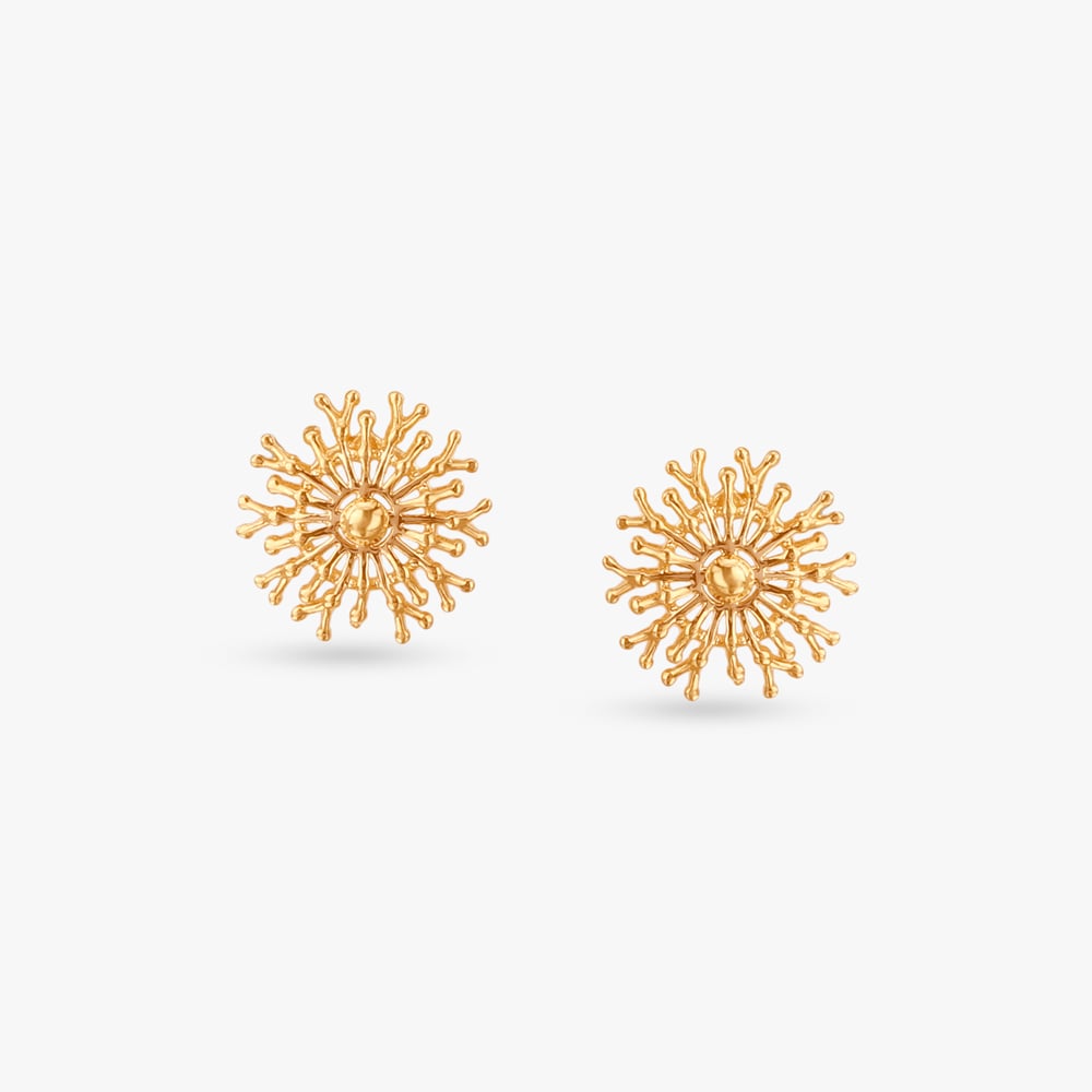 Sunspell Charm Gold Pendant and Earrings Set,,hi-res image number null