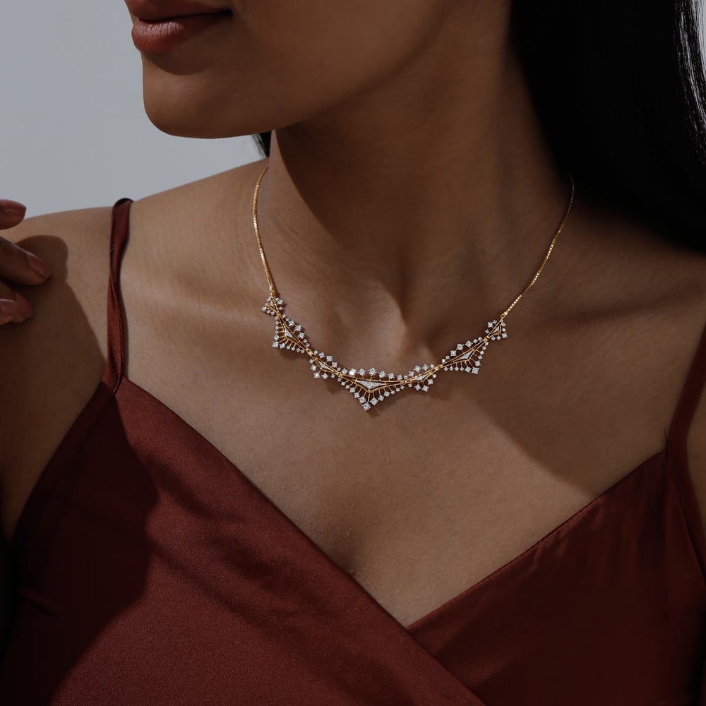 Radiant Rhythm Diamond Necklace,,hi-res image number null