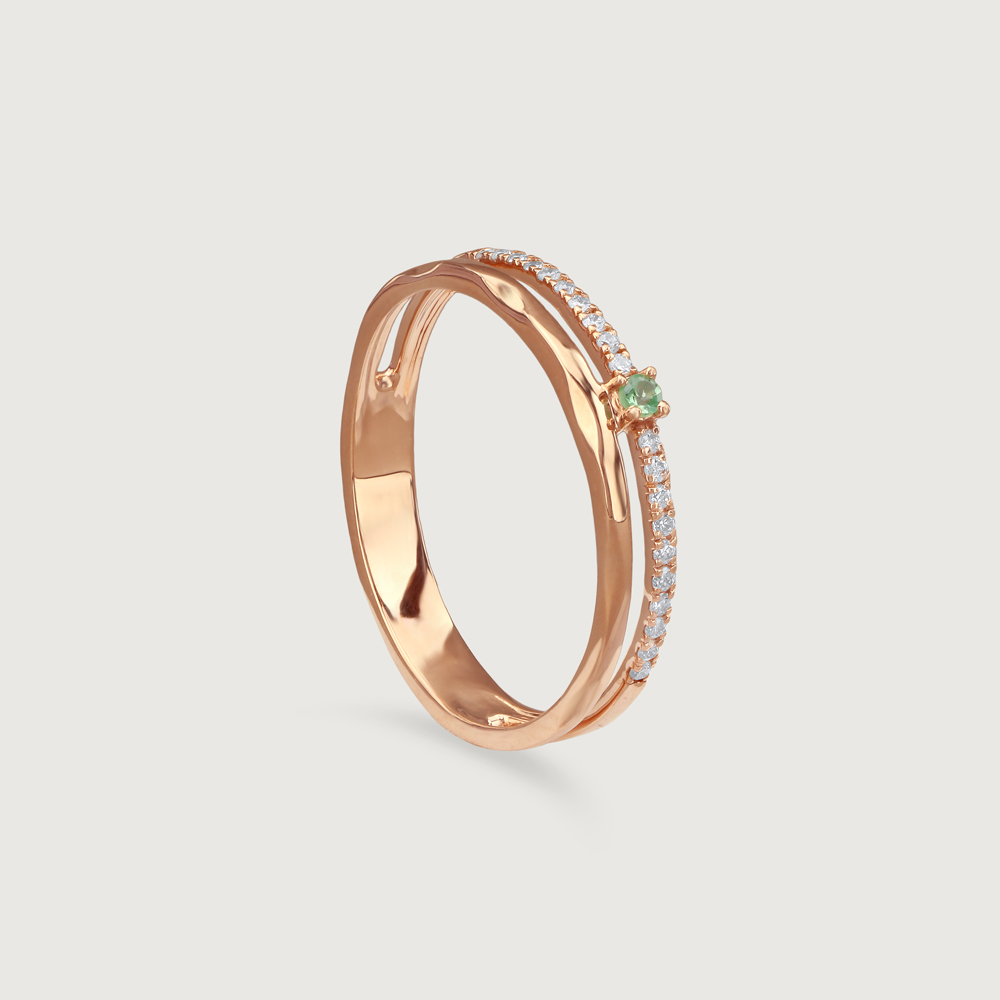 Lime Glint Diamond Ring,,hi-res image number null