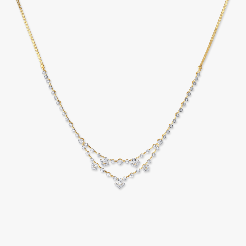 Luxe Layers Diamond Necklace Set,,hi-res image number null