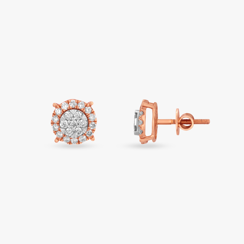 Aurora Cluster Diamond Stud Earrings,,hi-res image number null