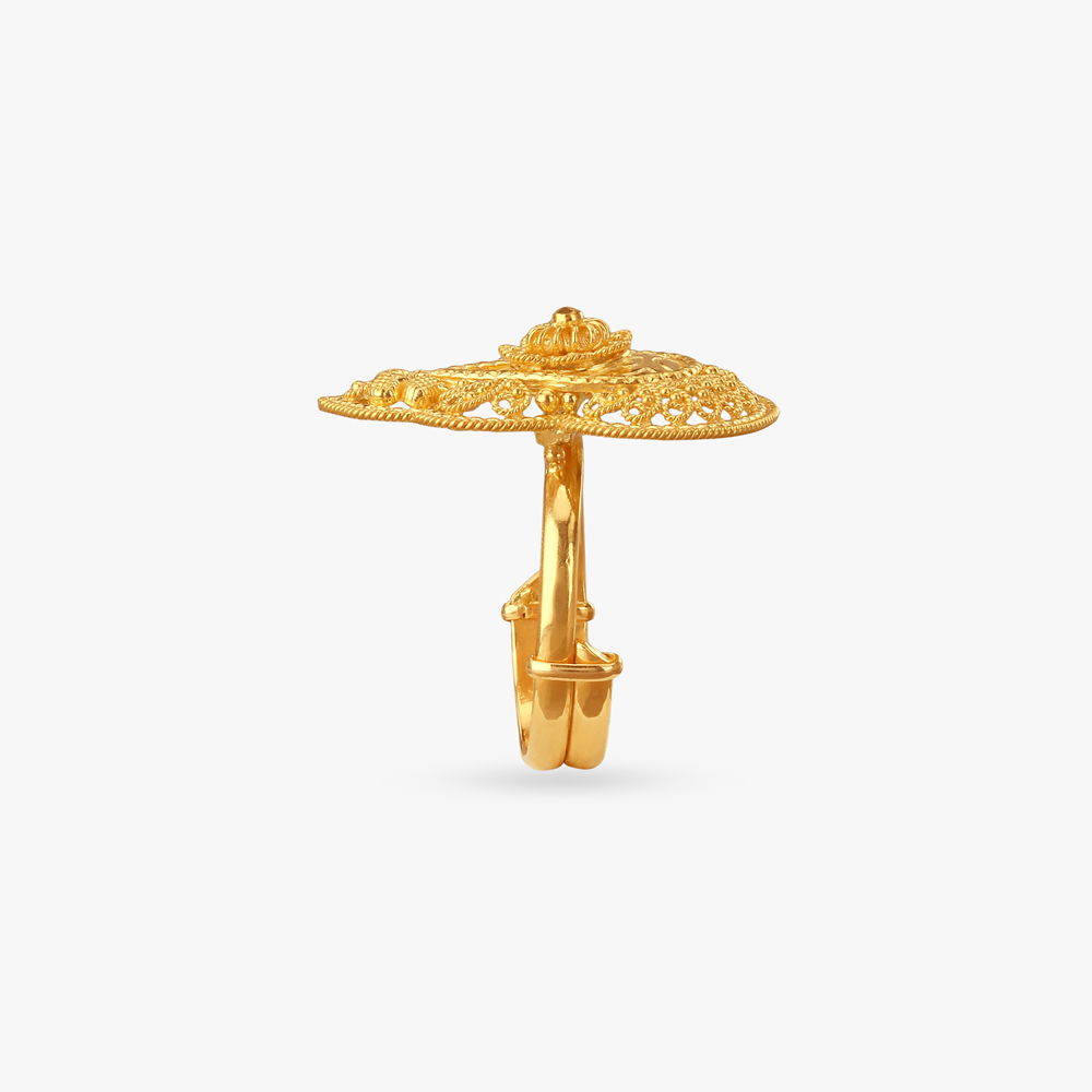 Classic Jali Gold Ring,,hi-res image number null