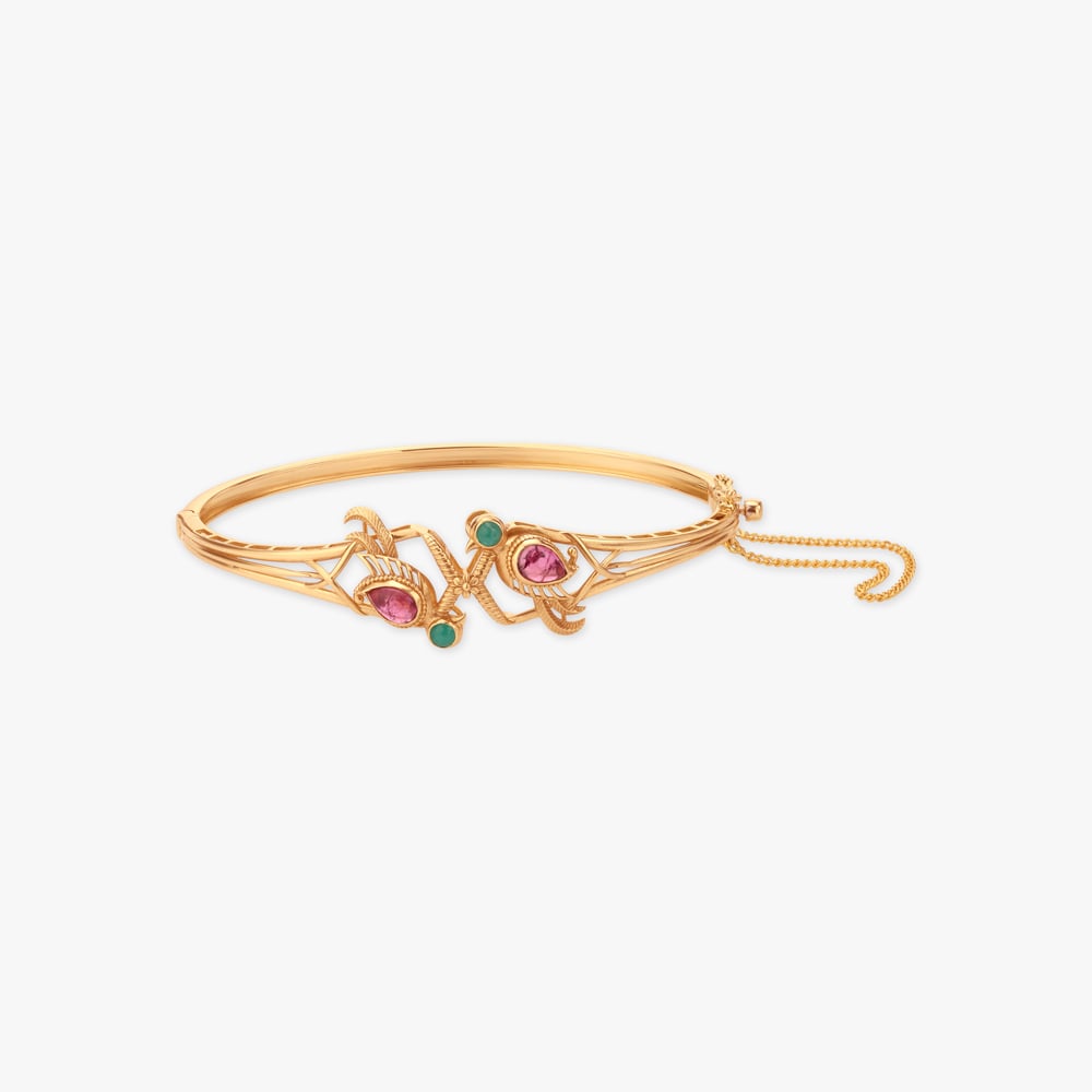 

Sunlit Rhythm Gold Bangle