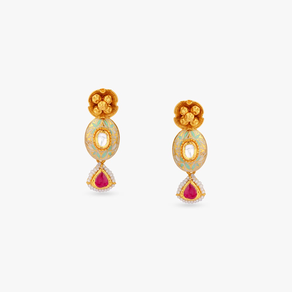 Blush Pavilion Gold Necklace Set,,hi-res image number null