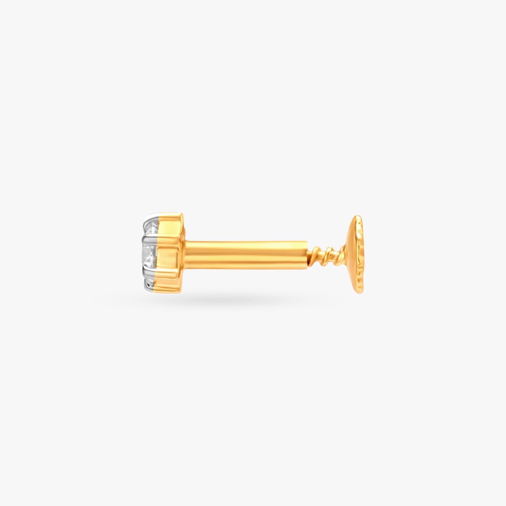 Brilliant Simple Diamond Nose Pin,,hi-res image number null
