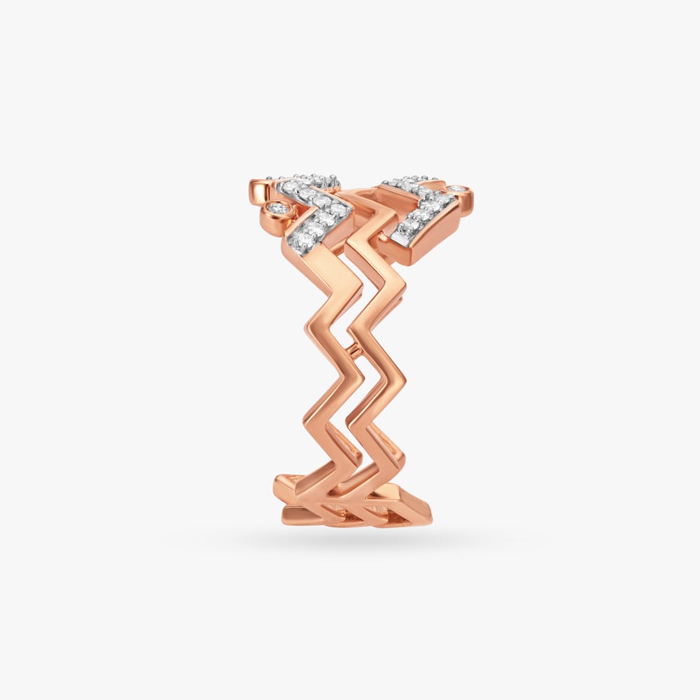 Zipping Through Your Heart Finger Ring,,hi-res image number null
