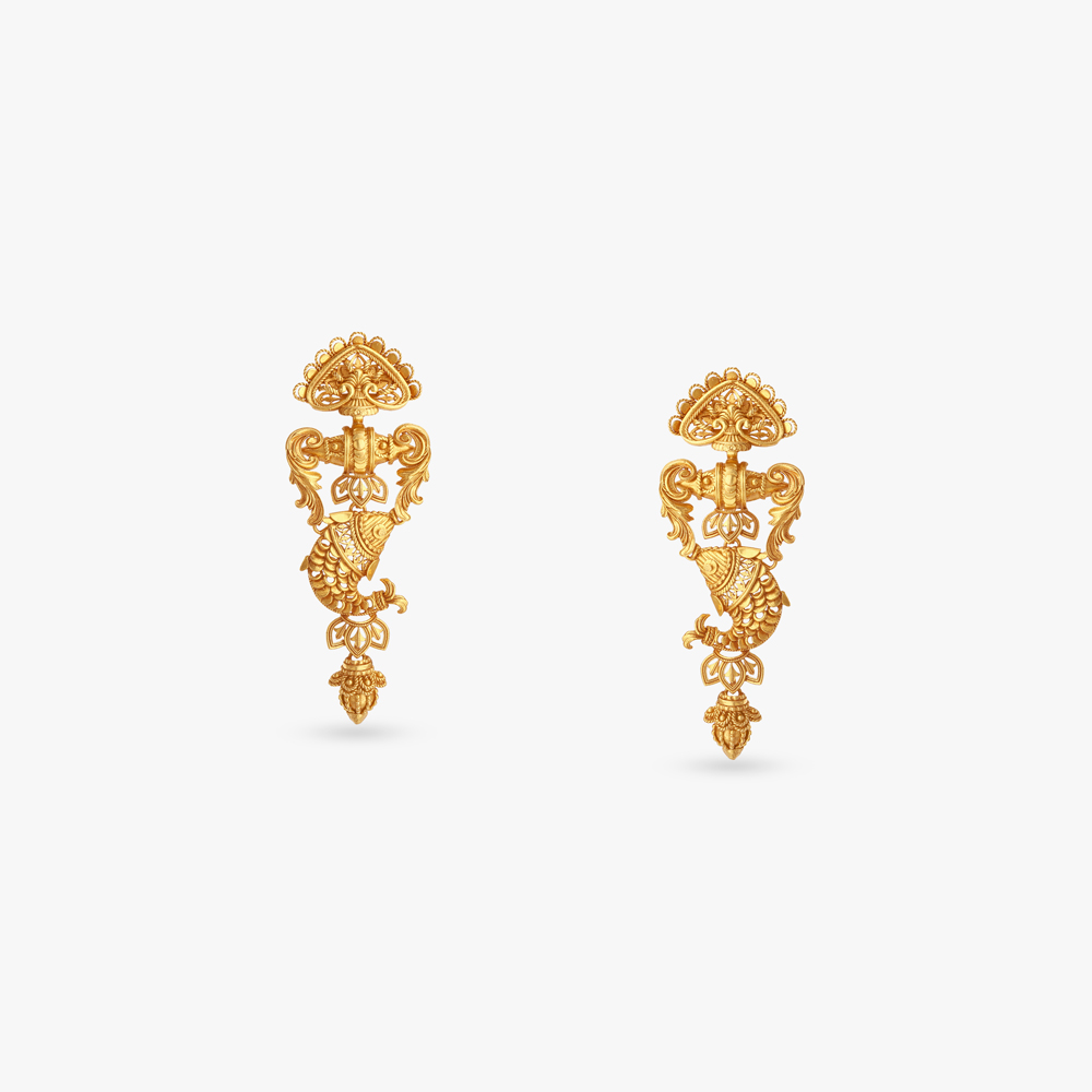 Serene Pond Gold Necklace Set,,hi-res image number null